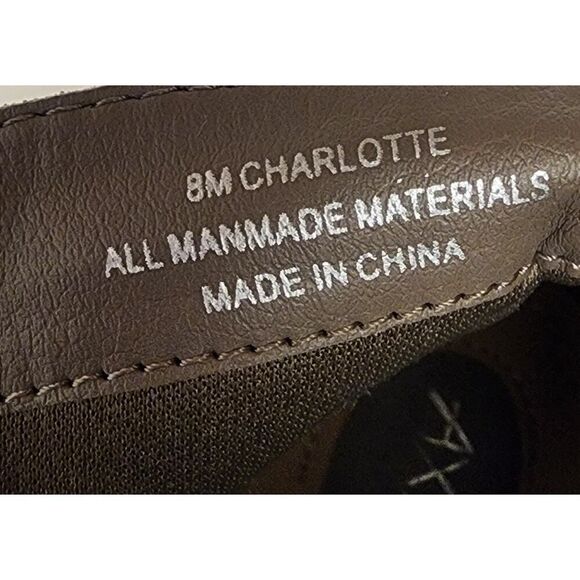 Axxiom Charlotte Faux Leather Gray Ankle Boots Size 8M - Picture 9 of 10